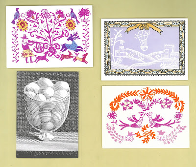 Harold Berliner greeting cards, Grabhorn Collection, San Francisco Public Library