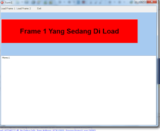 Penggunaan Frame di Delphi