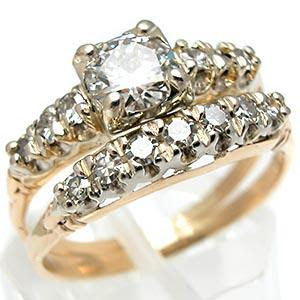 Beautiful Gold Diamond Rings for Wedding photo