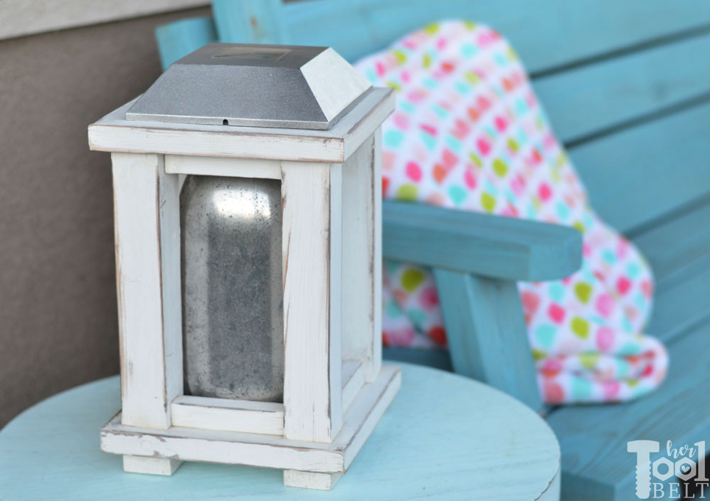 scrap wood solar lantern