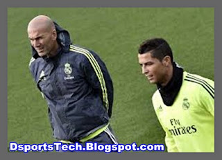 Cristiano Ronaldo and Zidane