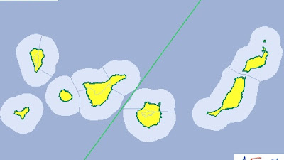 Canarias en aviso amarillo por viento, 22 noviembre