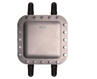 hazardous area wireless access point enclosure with antennas