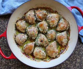 Food Lust People Love: Le Poulet à l’Estragon - Roasted Tarragon Chicken is a classic French dish of chicken roasted with tarragon. It is simple but delicious - so much more than the sum of its few parts. It is traditionally served alongside potatoes or rice. 