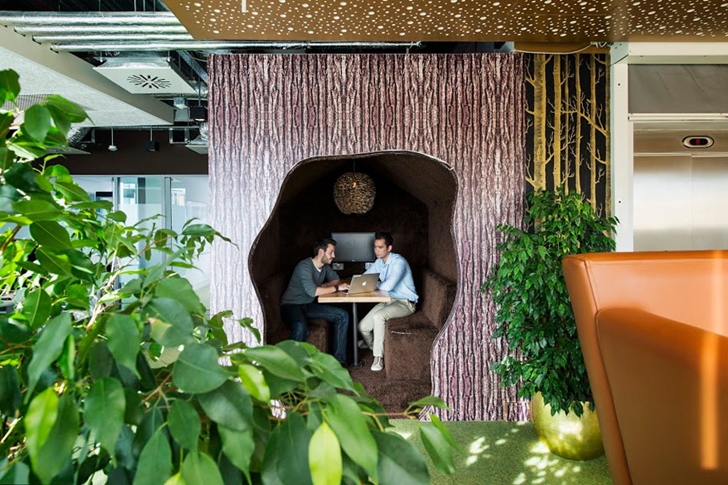 Tree table in Google office in Dublin 