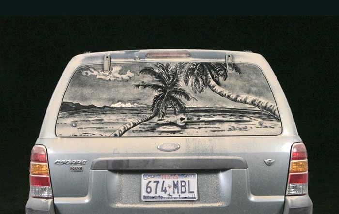 Amazing Dusty Car Artistic Drawings