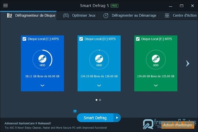 Smart Defrag 5 : un logiciel de défragmentation rapide et simple d'emploi