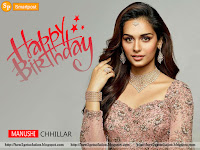 manushi chhillar hot photos in designer wear with cute birthday greeting