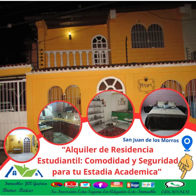 ¡Disfruta de la comodidad y la seguridad en nuestra Residencia Estudiantil! Alquila ahora y asegura una estadía académica tranquila y segura. ¡Reserva ahora!