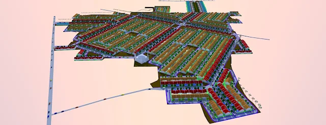 3d site plan rendering