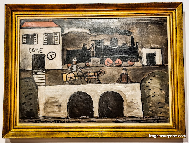 "Gare", quadro de Joaquín Torres Garcia no Museu Nacional de Artes Visuais de Montevidéu