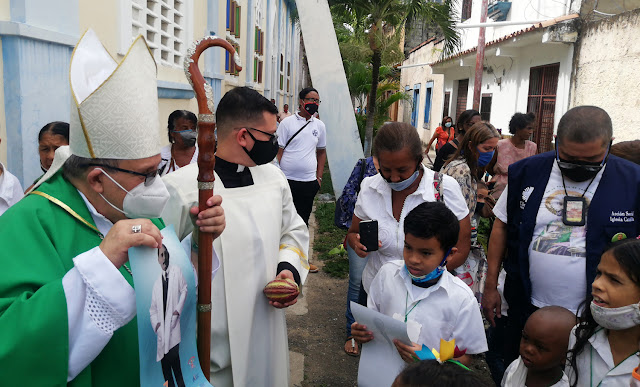 Visita de Monseñor TULIO a San José de Barlovento 7FEB21