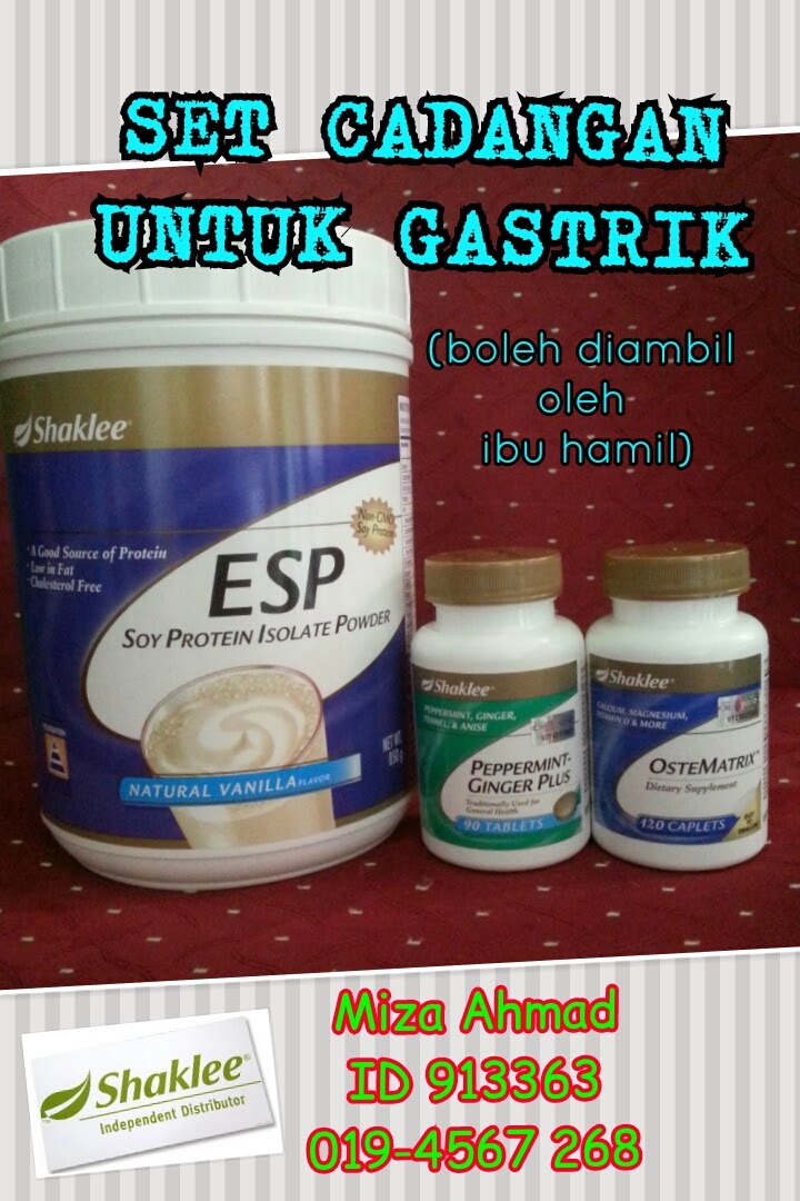 Mama Mayya Healthcare: Set Gastrik Shaklee untuk masalah 