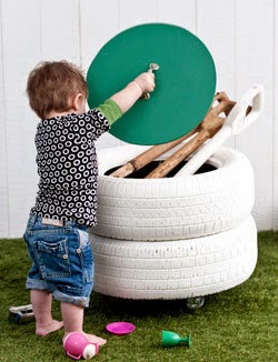 http://www.curbly.com/users/diy-maven/posts/8866-turn-old-tires-into-a-storage-bin#!Z5wpL