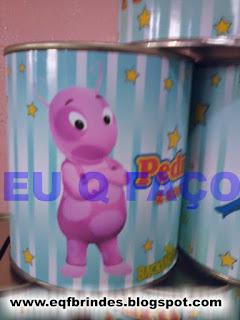 Cofrinho Backyardigans, lembrancinha Backyardigans, brinde Backyardigans, tema Backyardigans, festa Backyardigans