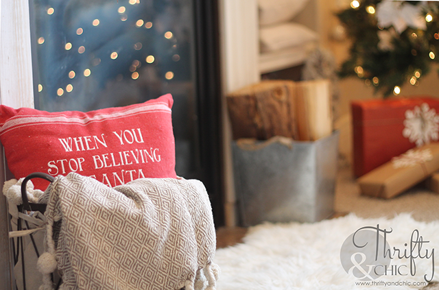 Great Christmas decor and decorating ideas from Thrifty and Chic's Christmas home tour