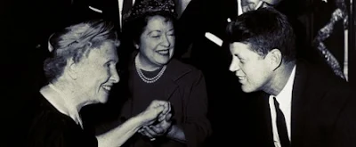 Helen Keller with John F. Kennedy trustpast