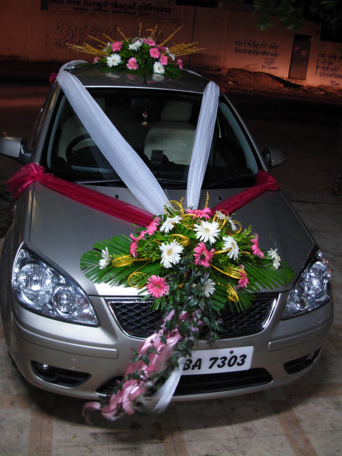 wedding car decoration in india