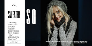 "Unveiling the Allure of the Grey Roadster Solid Hooded Neck Sweater - Your Ultimate Style Statement"