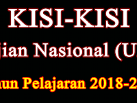 Unduh Kisi-Kisi UN SLTP-SLTA Tahun Pelajaran 2018/2019