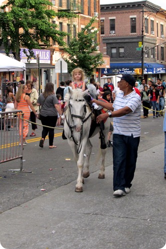 City Girl Rides a Horse