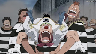 ワンピースアニメ 頂上戦争編 486話 バギー | ONE PIECE Episode 486