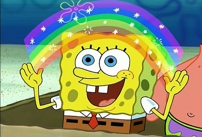 Download Gambar  Spongebob  Imajinasi