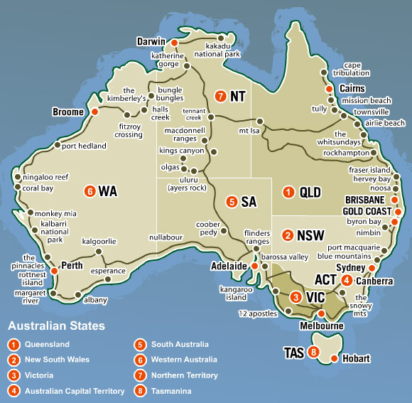 Australia map full