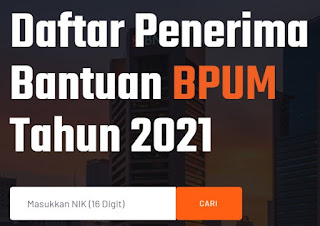 Masuk https banpresbpum.id atau eform.bni.co.id, Cek Penerima Bantuan UMKM Agustus 2021