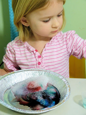 Painting on Ice, from Paula's Preschool and Kindergarten