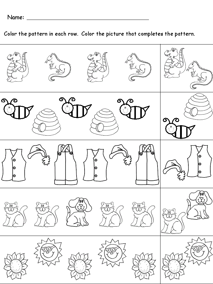 kindergarten worksheets october 2015
