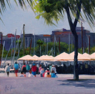 At the Harbour by Liza Hirst