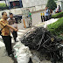 Lagi-lagi Sampah Kabel Listrik di Temukan di Gorong-Gorong