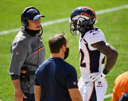 Vic Fangio not wearing mask