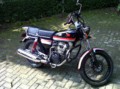 CB 100 Modifikasi mesin Gl pro Jeroan Megapro