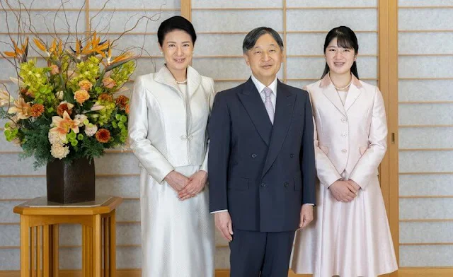 Imperial Household Agency released new photos of Empress Masako, with Emperor Naruhito and Princess Aiko