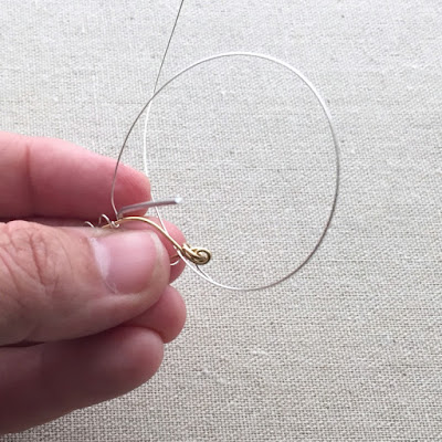 Learn to make this wire leaf with scallop edge - from a free tutorial at Lisa Yang's Jewelry Blog