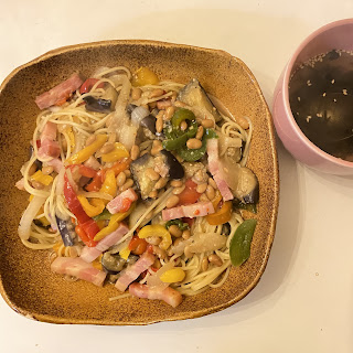 納豆パスタ