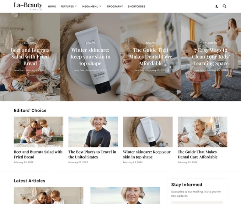 Best Fashion & Beauty Blogger Template in 2022