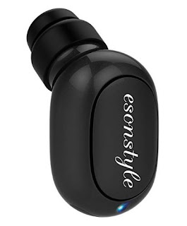 Esonstyle Wireless Mini Bluetooth Earbud,Support Hands-free Calling,Car Bluetooth Headset for Iphone Samsung Android all Cellphones (Black)