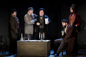 Gianluca Terranova, Brett Polegato, Nicholas Folwell, Nicholas Crawley, Quirijn de Lang, - La Boheme - Grange Park Opera - photo credit Robert Workman