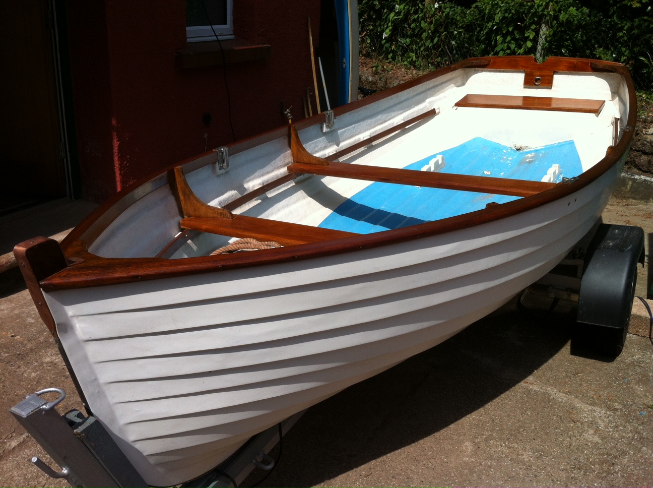 Current Projects: Shaldon rowing boat gunwale replacement