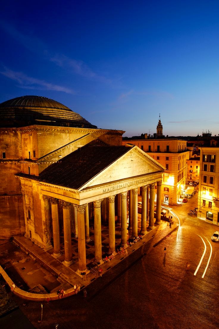 10 Hottest Summer Destinations In Europe | Pantheon at night