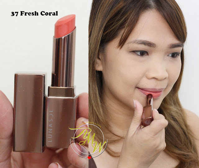 a photo of Lunasol Look featuring Lunasol Full Glamour Lips in 37 Fresh Coral