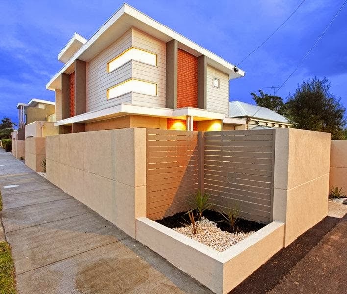 Contoh Pagar Rumah Minimalis Modern dan Menarik - Desain 