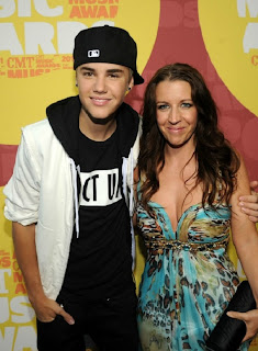 Justin Bieber and Mom