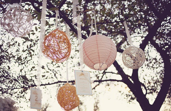 Paper Lanterns Wedding Details 