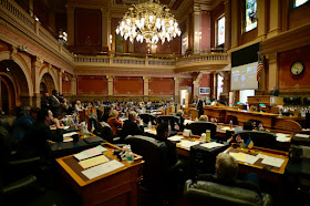 Colorado legislature at the Colorado Capitol