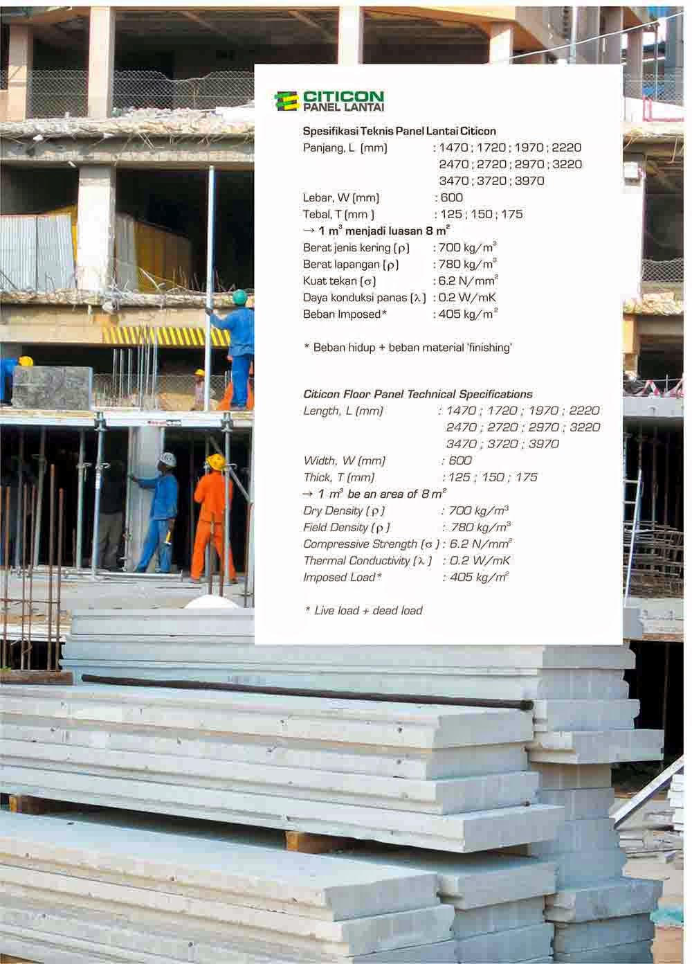 Bata ringan Surabaya: Perbandingan Harga Panel lantai 