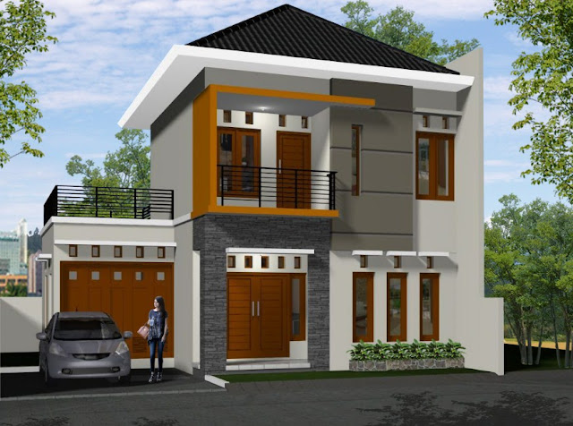 desain rumah 2 lantai minimalis 2015